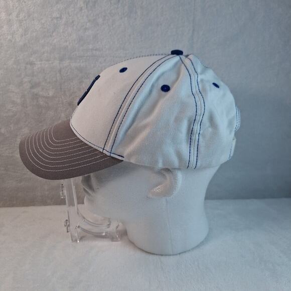Indianapolis Colts NFL Adjustable Strapback Cap Hat White Blue Logo Team Apparel - Picture 3 of 8